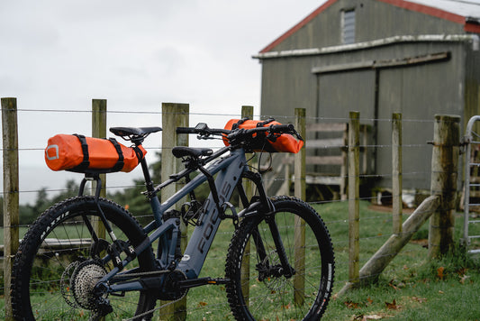 Behind the scenes on our bike-packing photoshoot