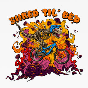 Shred Til Bed – Dialled Dino Kids T-Shirt
