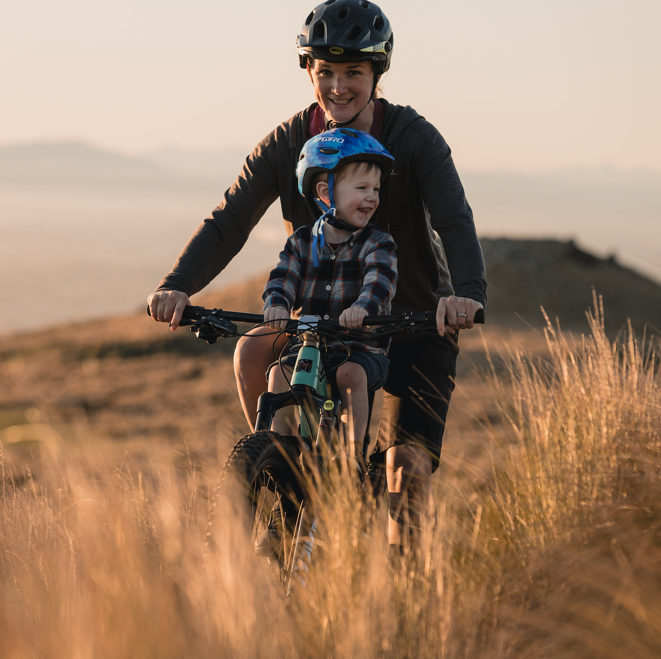 Baby bike seat online front